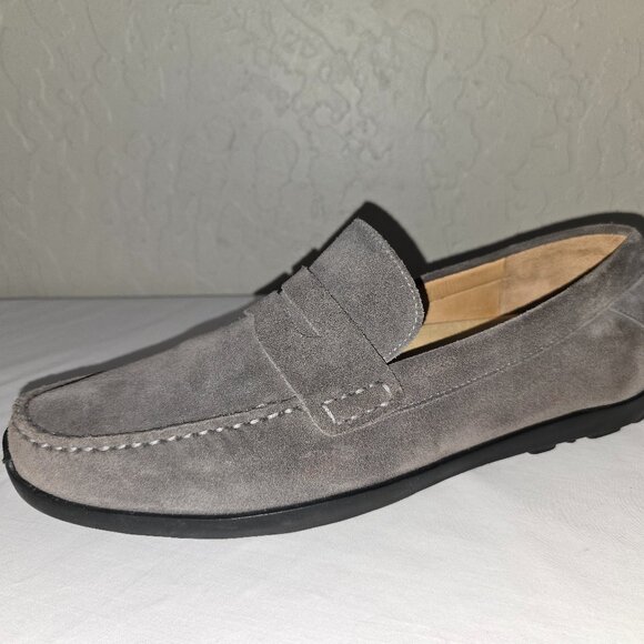 Samuel Hubbard Free Spirit Gray Suede Loafers Shoes Men's Size 12 W - Picture 4 of 9